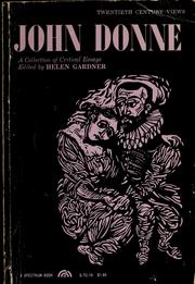 John Donne by Helen Louise Gardner