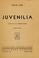 Cover of: Juvenilia