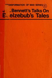Cover of: John G. Bennett's talks on Beelzebub's tales by Bennett, John G.