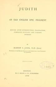 Front cover of Judith by Unknown