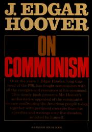 Cover of: J. Edgar Hoover on communism