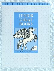 Cover of: Junior great books: Pegasus Series, Volume 1