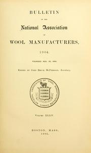 Bulletin of the National Association of wool manufacturers