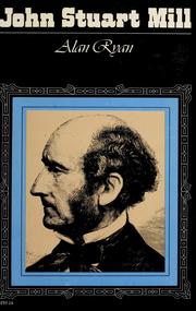 Cover of: John Stuart Mill.