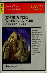 Joshua Tree National Park California. by Randy Vogel