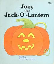 Cover of: Joey the Jack-O'-Lantern