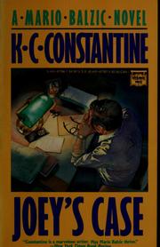 Cover of: Joey's case: a Mario Balzic novel