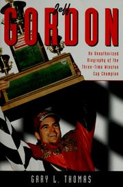 Cover of: Jeff Gordon: an unauthorized biography