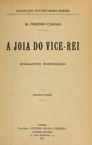 Cover of: A joia do vice-rei by Manuel Pinheiro Chagas