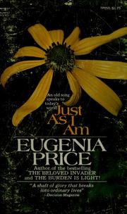 Cover of: Just as I am by Eugenia Price