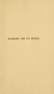 Cover of: Tuskegee & its people by Booker T. Washington