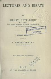 Cover of: Lectures and essays: 2nd series