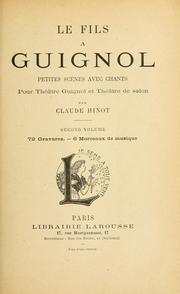 Cover of: Le fils a Guignol: petites scenes avec chants pour Théatre Guignol et Théatre de salon.