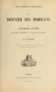 Cover of: Le dernier des Mohicans by James Fenimore Cooper