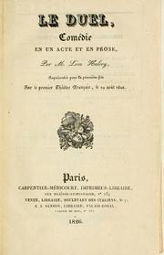 Cover of: duel: comédie en un acte et en prose.