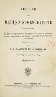 Cover of: Lehrbuch der Religionsgeschichte ...