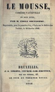 Cover of: Le mousse by Émile Souvestre, Émile Souvestre