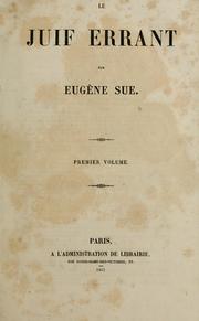Cover of: Le juif errant. by Eugène Sue