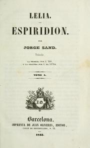 Cover of: Lelia by George Sand