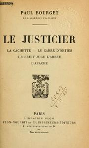 Cover of: justicier.