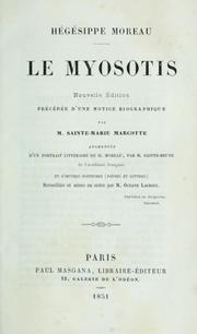 Cover of: Le myosotis