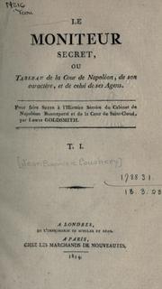 Cover of: Le Moniteur secret by Jean Baptiste Couchery