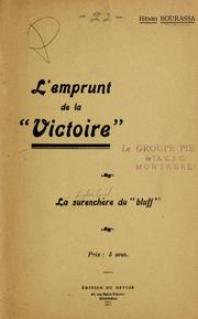 Cover of: L'emprust de la "victoiro" by Henri Bourassa