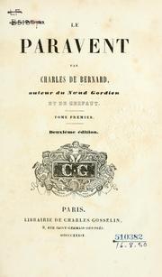 Le paravent by Bernard, Charles de