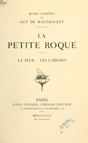 Cover of: Le petite Roque by Guy de Maupassant