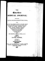 The Quebec medical journal by Xavier Tessier