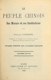 Cover of: Le peuple chinois by Fernand Farjenel