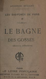 Cover of: Les bas-fonds de Paris.