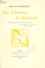 Cover of: Les chevaux de Diomède. by Remy de Gourmont