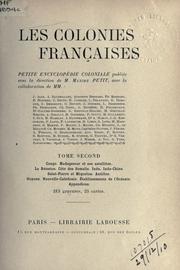 Cover of: Les colonies françaises.