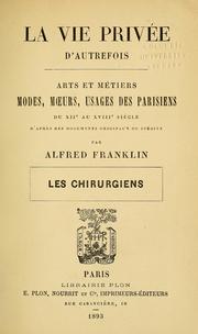 Cover of: Les chirurgiens