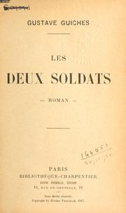 Cover of: Les deux soldats: roman.