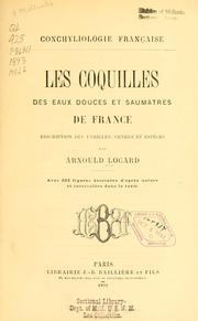 Cover of: coquilles des eaux douces et saumatres de France: description des familles, genres et espèces.