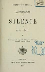 Cover of: Les compagnons du silence by Paul Féval