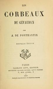 Cover of: Les corbeaux du Gévaudan
