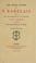 Cover of: Les cinq livres de F. Rabelais, publiés avec des variantes et un glossaire par P. Chéron et ornes de 11 eaux-fortes par E. Boilvin.