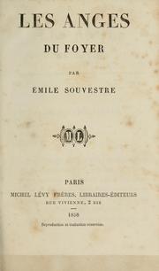 Cover of: Les anges du foyer.