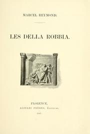 Cover of: Les Della Robbia. by Reymond, Marcel