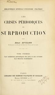 Cover of: crises périodiques de surproduction.