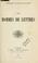 Cover of: Les hommes de lettres [par] Edmond et Jules de Goncourt.
