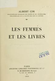 Cover of: Les femmes et les livres.