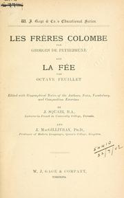 Cover of: Les frères Colombe by Mathilde Georgina Élisabeth de Peyrebrune