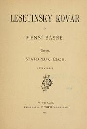 Cover of: Lesetinský kovár a mensí básn