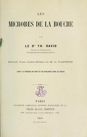 Cover of: Les microbes de la bouche
