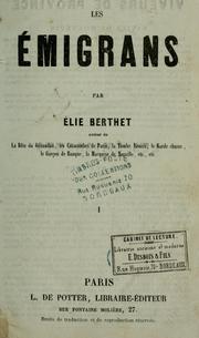 Cover of: Les émigrans (la colonie du Kansas)