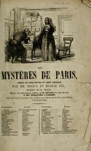 Cover of: Les mystères de Paris: roman en cinq parties et onze tableaux